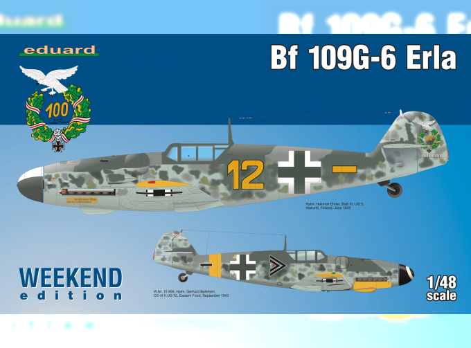 Сборная модель Bf 109G-6 Erla Weekend edition