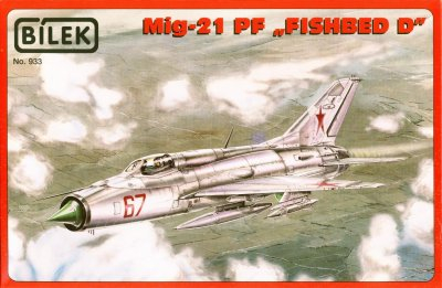 Сборная модель MiG-21PF "Fishbed D"