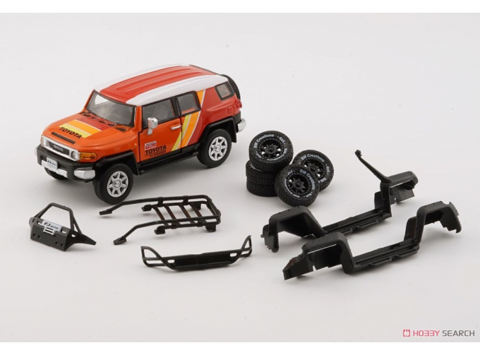 TOYOTA FJ Cruiser RHD (2015) orange with accessory