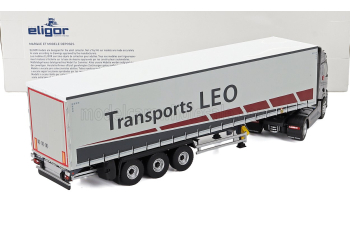 RENAULT T480 Truck Telonato Leo Transports (2021), Grey White