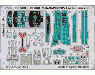 MiG-25PD/PDS Foxbat interior S.A. Kitty Hawk .02855