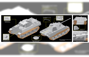 Сборная модель Танк Panther Ausf.D V2 Versuchsserie