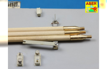 Фототравление для Barrel cleaning rods with brackets for Tiger II