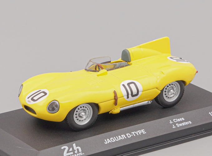 JAGUAR D-type 3.4l Team Ecurie Francorchamps #10 3rd (1955) Jacques Swaters / Johnny Claes, 24h Le Mans Collection