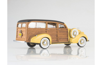 CHEVROLET Woody Station Wagon, yellow / brown