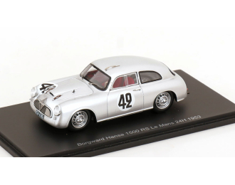 BORGWARD Hansa 1500s №42 24h Le Mans (1953) Hans Hugo Hartmann - Adolf Brudes, Silver