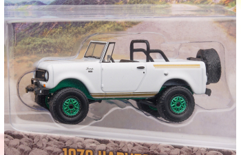 HARVESTER Scout 4х4 Lifted Off-Road Parts 1970 White/Gold (Greenlight!!!)