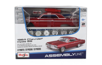 Сборная модель CHEVROLET Impala Ss (1964), Red Met
