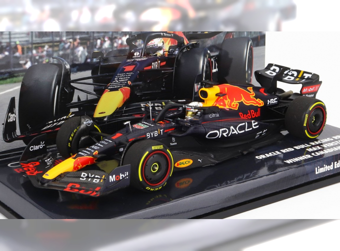 RED BULL F1 Rb18 Team Oracle Red Bull Racing N1 Winner Canadian Gp World Champion (2022) Max Verstappen, Matt Blue Yellow Red