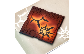 Маска окрасочная звезды хаоса, размер L