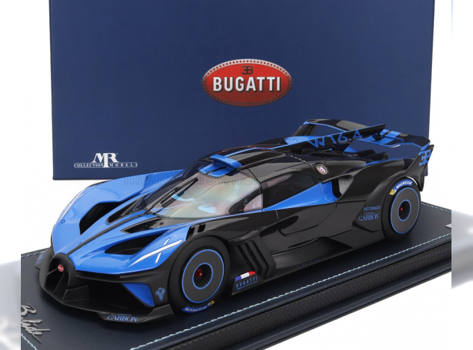 BUGATTI Bolide W16 8.0 Four-turbo 1850hp 500km/h (2020), Blue Black