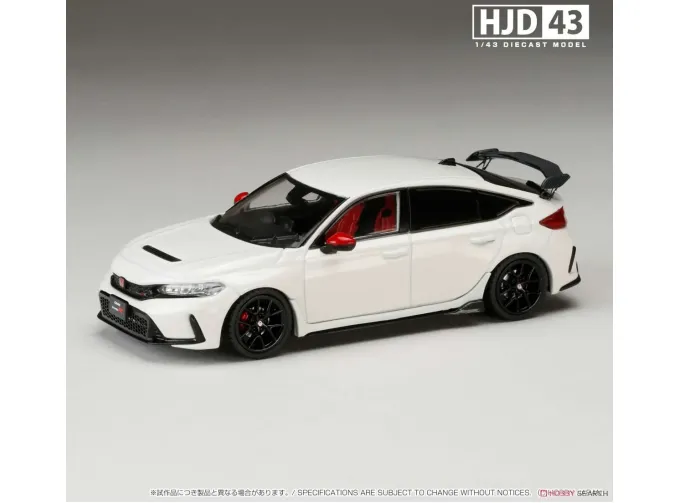 HONDA Civic Type R (FL5) with Genuine Optional Parts, championship white
