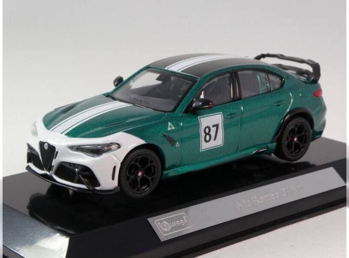 ALFA ROMEO Giulia Gtam №87 Nurburgring (2021) With Hard Showcase, Green White