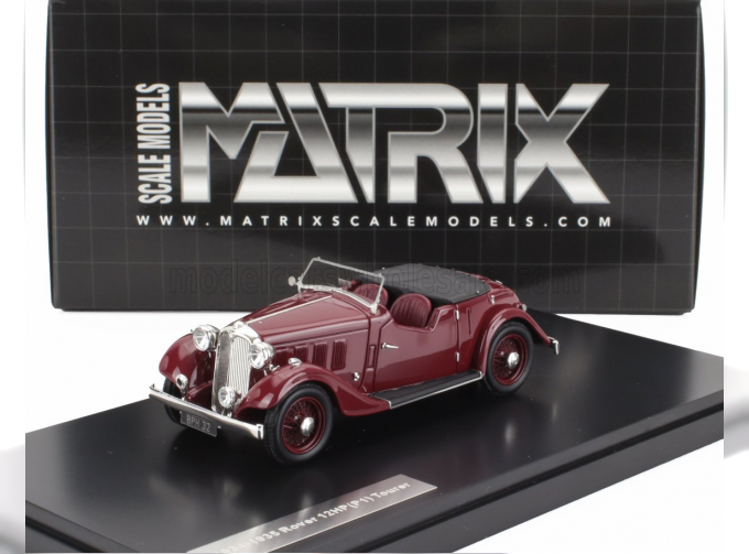 ROVER 12hp (p1) Tourer Cabriolet Open (1934), Bordeaux