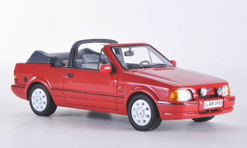 FORD Escort XR3i Cabriolet 1986, red