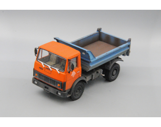 МАЗ-5551, оранжевый / синий (с элементами эксплуатации)