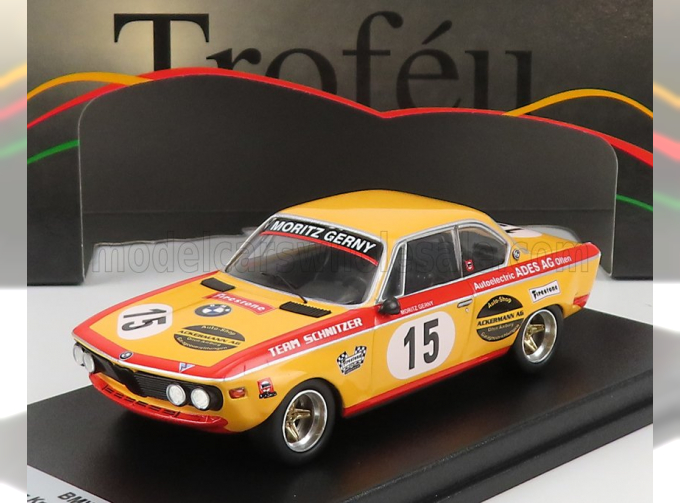 BMW 2800cs №15 4h Monza (1973) M.Dupont - P.Blancpain, Orange Red