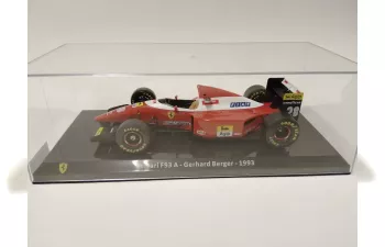 FERRARI F1 F93a №28 Season (1993) Gerhard Berger - Con Vetrina - With Showcase, Red White