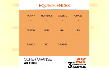 Краска акриловая 3rd Generation Ocher Orange 17ml