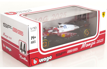 FERRARI F1 Sf-25 Team Scuderia Ferrari Hp №16 Monza Italy Gp (2025) Charles Leclerc - Niki Lauda 50th Anniversary World Champion, Red White