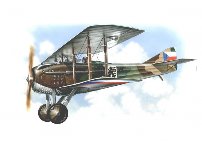 Сборная модель Биплан Spad VII C.1