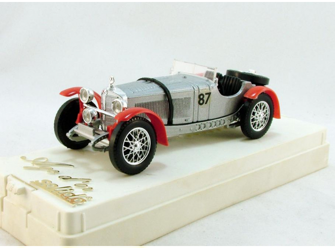 MERCEDES-BENZ SSKL "87", серия Age d`or solido 1:43, серебристый с красным