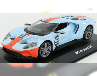 FORD Gt №9 (2019) - Gulf Coulors, Light Blue Orange