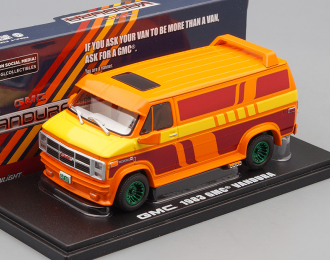 GMC Vandura Custom (фургон) 1983 Orange with Custom Graphics (Greenlight!)