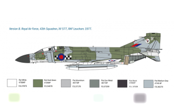 Сборная модель Самолет F-4M PHANTOM FG.1