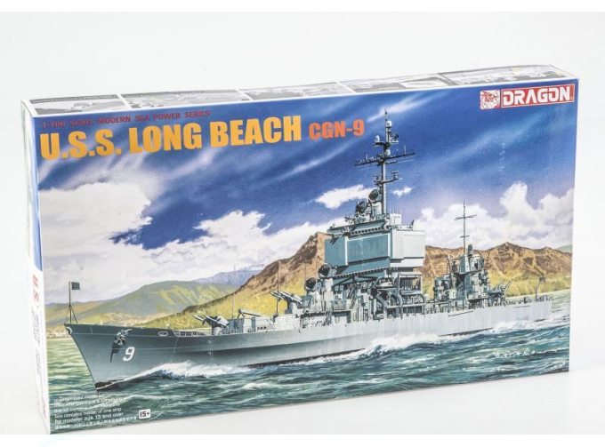 Сборная модель U.S.S. Long Beach CGN-9