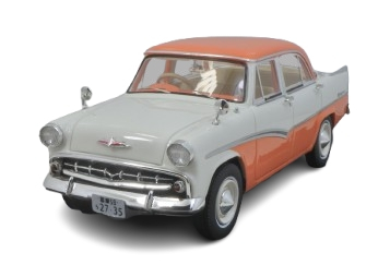 PRINCE Skyline 4 door sedan (1957), grey/orange