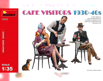 Сборная модель FIGURES Cafe Visitors 1930-1940