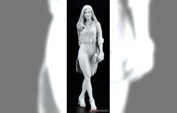 Сборная модель Isuzu 117 Coupe Поздняя версия (☆☆XE) с крутой фигурой девушки-красавицы