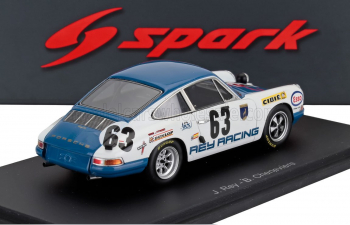 PORSCHE 911s 2253cc Coupe Team Rey Racing №63 24h Le Mans (1970) Jacques Rey - Bernard Cheneviere, White Green