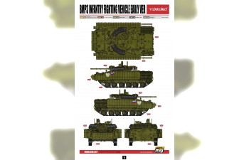 Сборная модель BMP-3 with ERA Infantry Fighting Vehicle