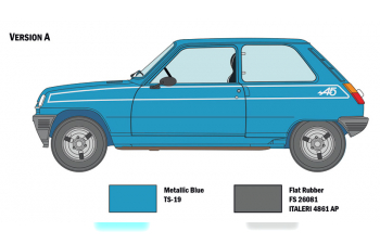 Сборная модель Renault 5 ALPINE