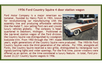 FORD Country Squire 4х дверный универсал (1956), бежевый