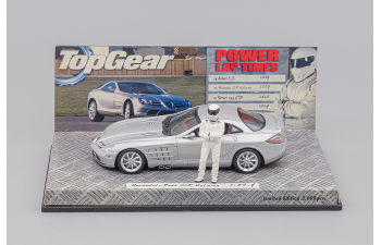 MERCEDES-BENZ MCLAREN SLR - SILVER - "TOP GEAR", silver