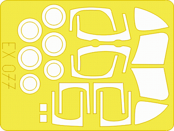 Окрасочная маска Американский разведывательный и ударный самолет Grumman OV-1 Mohawk