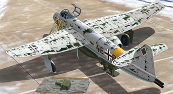 Сборная модель Blohm & Voss BV P.178 Reconnaissance Jet