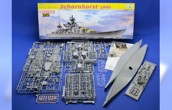 Сборная модель GERMAN BATTLESHIP SCHARNHORST 1940 (SMART KIT)