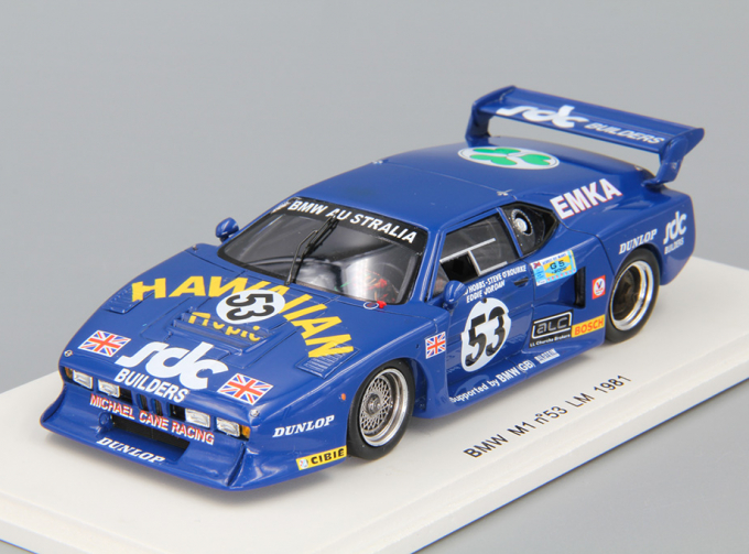 BMW M1 #53 LM (1981), blue