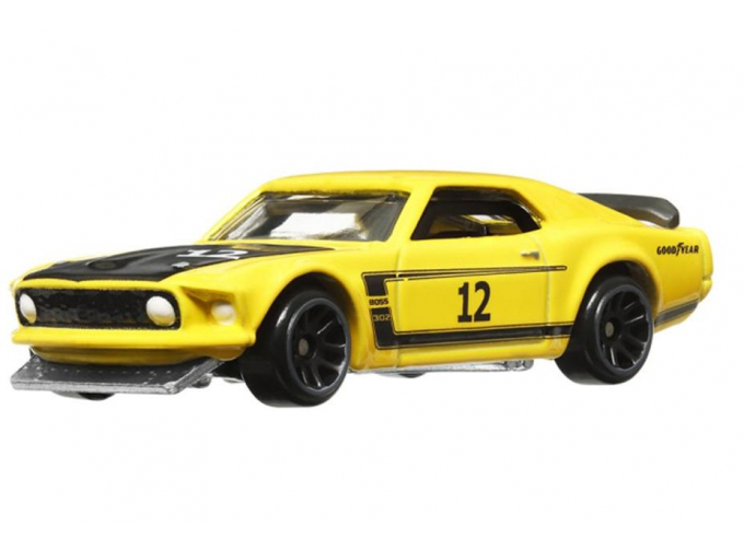FORD Mustang Boss 302 #12 (1969), yellow