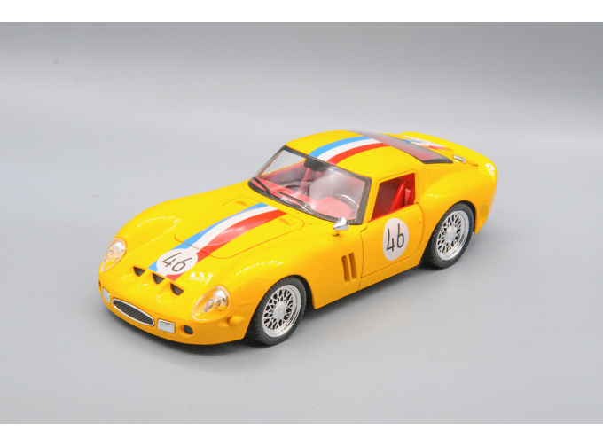 FERRARI  250 GTO 1962, жёлтый, 21 см.