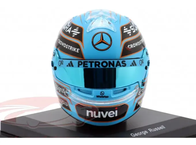 MINI HELMET MERCEDES-BENZ-AMG F1 W16 E Performance George Russell (2025)