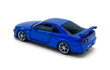 NISSAN GT-R34 V-spec II, blue