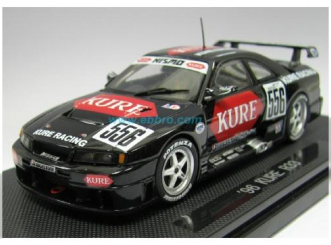 NISSAN GT-R R33 JGTC 1996 KURE, black