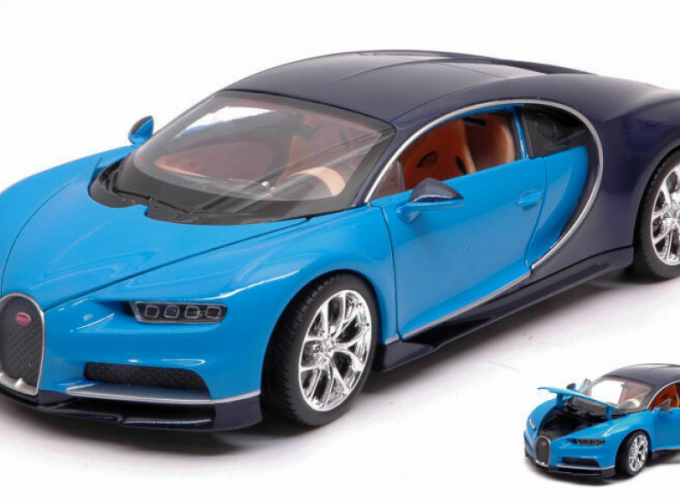 BUGATTI Chiron 2016 Blue / Light Blue