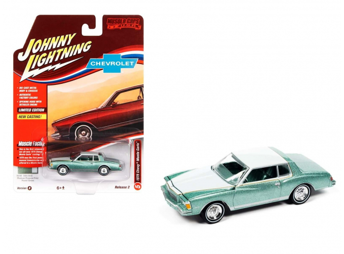 CHEVROLET Monte Carlo (1979), Medium Green Firemist Poly Body with Light Green Upper Color