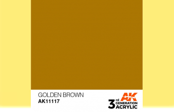 Краска акриловая 3rd Generation Golden Brown 17ml